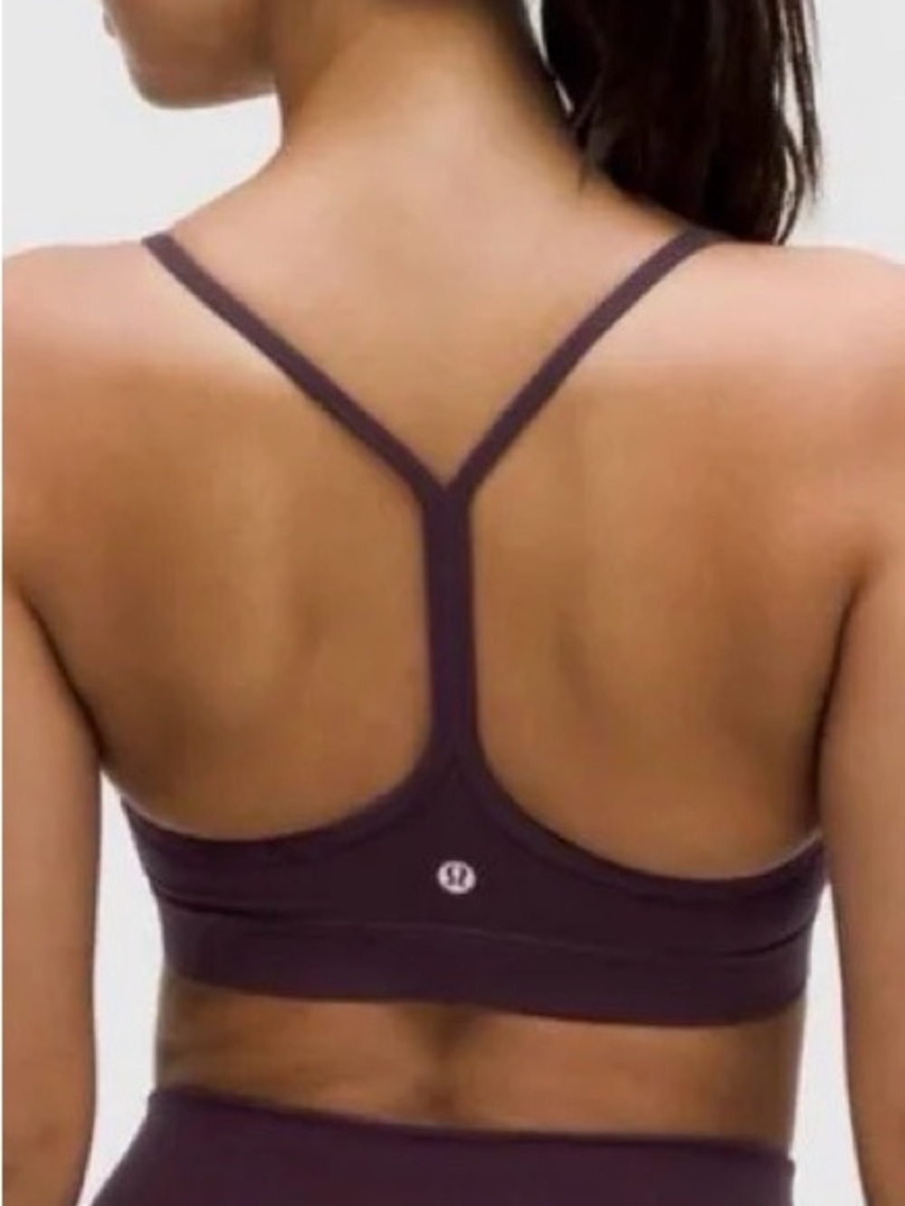 NWOT- Lululemon Flo Y sports bra- atmospheric purple
